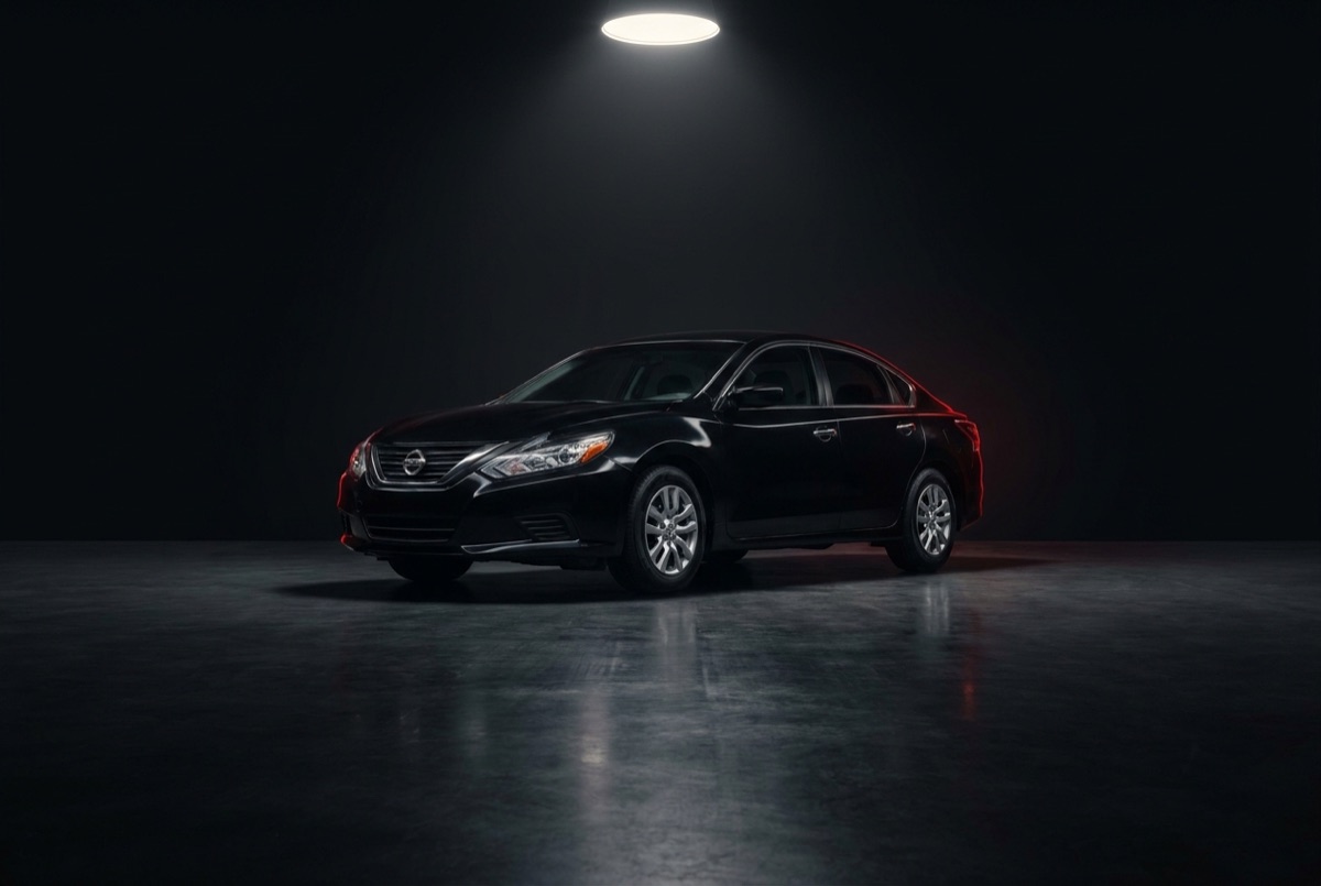 2015 Nissan Altima SV under the studio spotlight