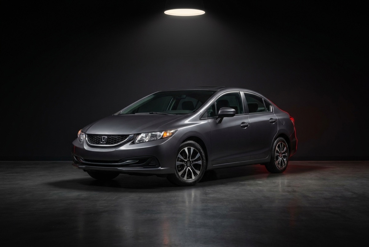 2014 Honda Civic EX under the studio spotlight