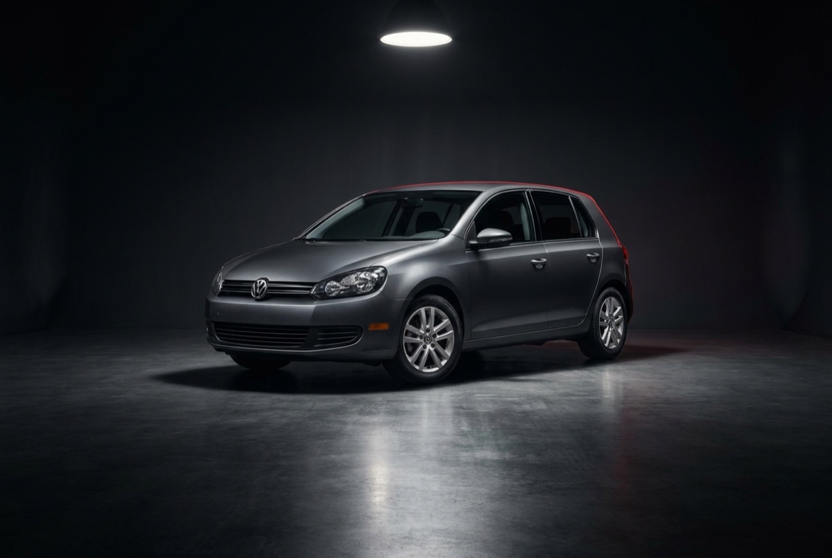 2013 Volkswagen Golf under the studio spotlight